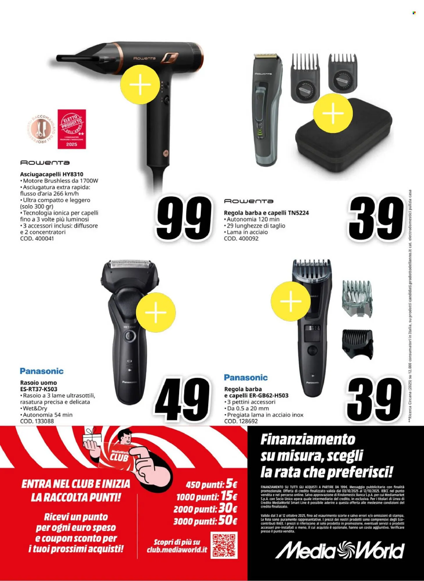 Volantino MediaWorld da 3 ottobre a 12 ottobre di 2025 - Pagina del volantino 8