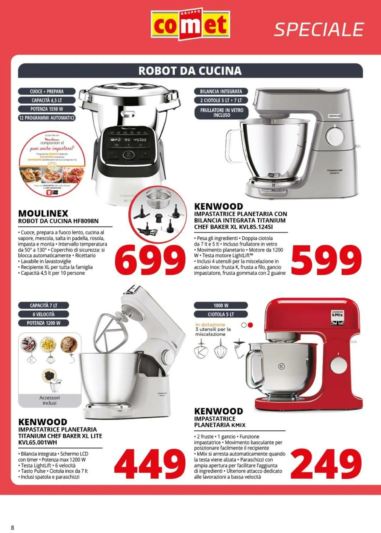 Comet Volantino attuale da 6 giugno a 18 giugno di 2025 - Pagina del volantino 8