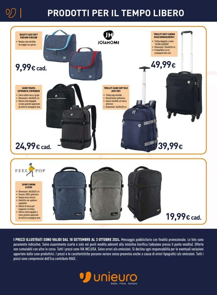 Speciale Piccoli Elettrodomestici! da 18 settembre a 3 ottobre di 2024 - Pagina del volantino 20