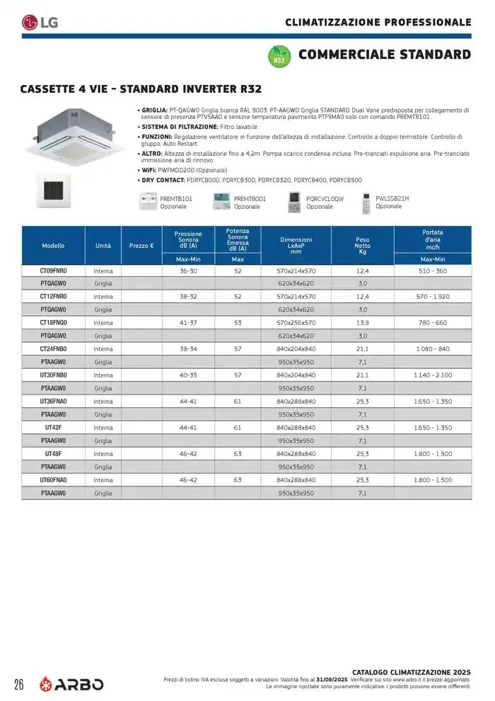 Catalogo Climatizzazione 2025 da 1 gennaio a 31 dicembre di 2025 - Pagina del volantino 26