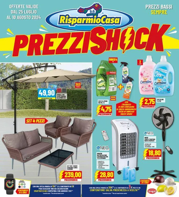 Prezzi shock da 25 luglio a 10 agosto di 2024 - Pagina del volantino 1