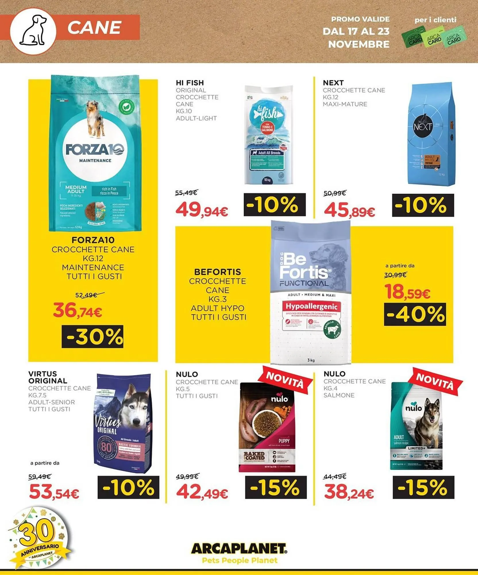 Volantino Arcaplanet da 17 novembre a 23 novembre di 2025 - Pagina del volantino 8
