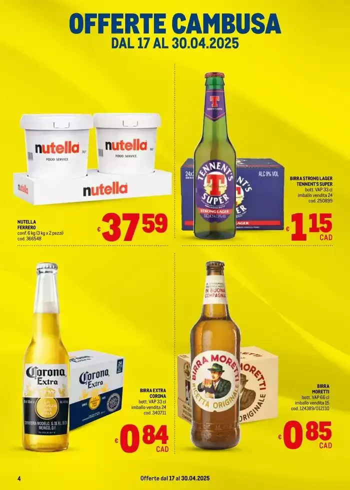 Offerte per Te -Area 5 da 22 aprile a 30 aprile di 2025 - Pagina del volantino 4