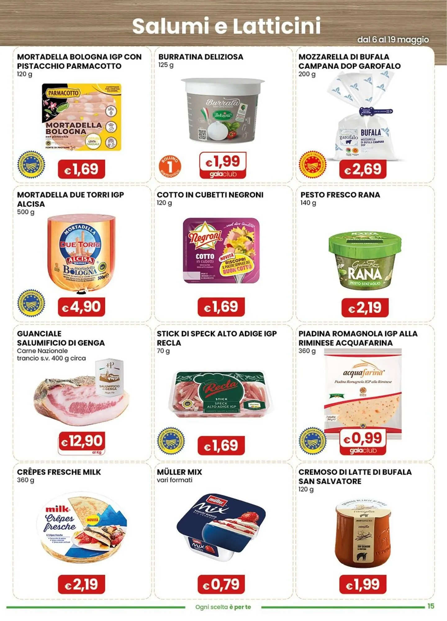 Volantino Gala Supermercati da 6 maggio a 19 maggio di 2026 - Pagina del volantino 15