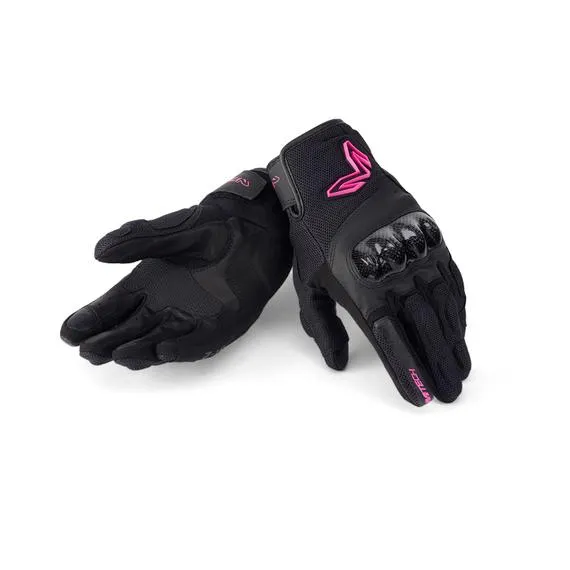 Guanti moto da donna ST-2 AIR Lady Nero/Fucsia