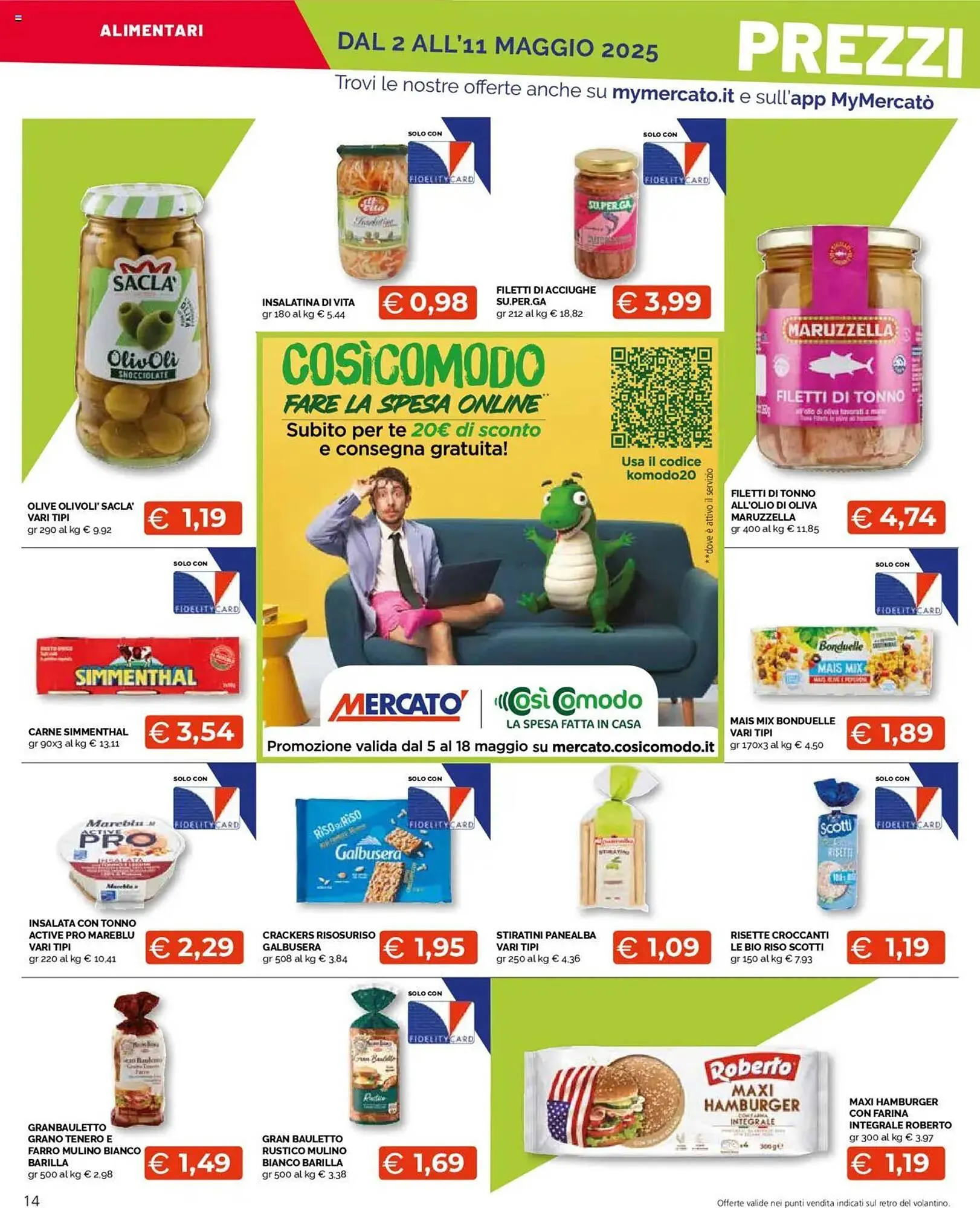 Volantino Mercatò Big da 2 maggio a 11 maggio di 2025 - Pagina del volantino 14