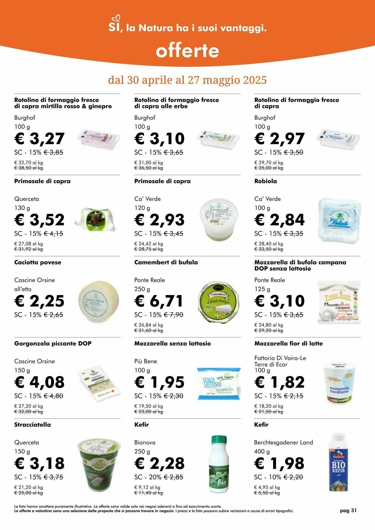 Natura Sì Volantino attuale da 27 maggio a 10 giugno di 2025 - Pagina del volantino 31