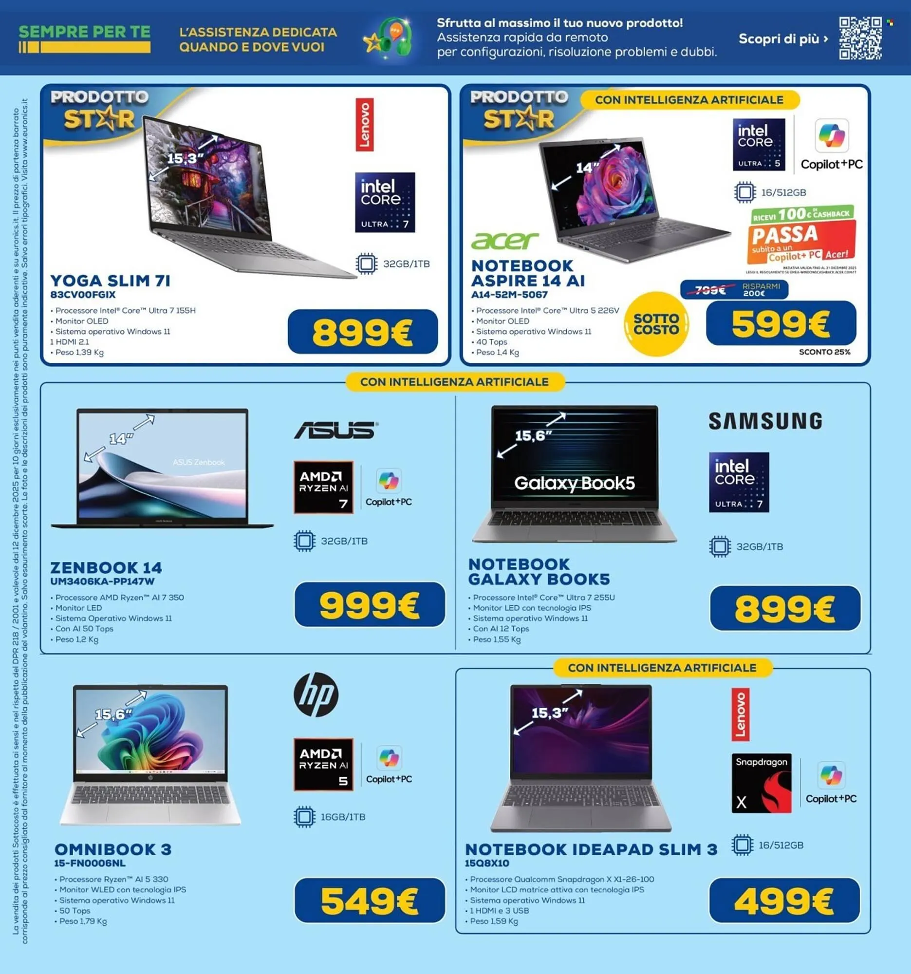 Volantino Euronics da 12 dicembre a 24 dicembre di 2025 - Pagina del volantino 14