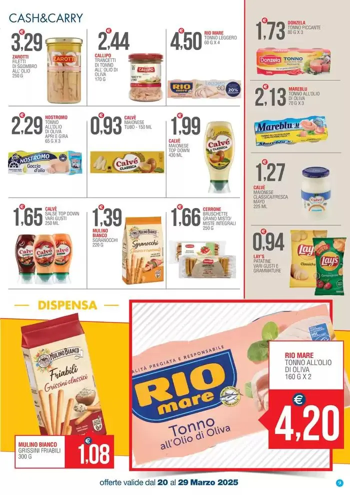 Esperti della Convenienza da 20 marzo a 29 marzo di 2025 - Pagina del volantino 9