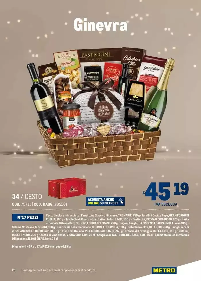 Cesti di Natale Ridotto da 4 novembre a 31 dicembre di 2024 - Pagina del volantino 26
