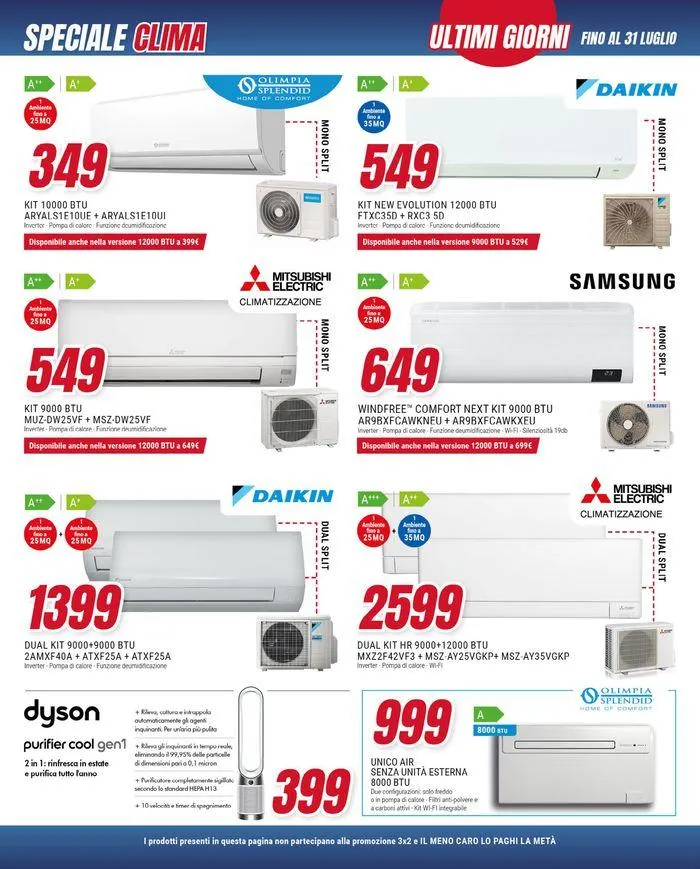 Ultimi giorni di 3x2 da Trony! da 25 luglio a 31 luglio di 2024 - Pagina del volantino 14