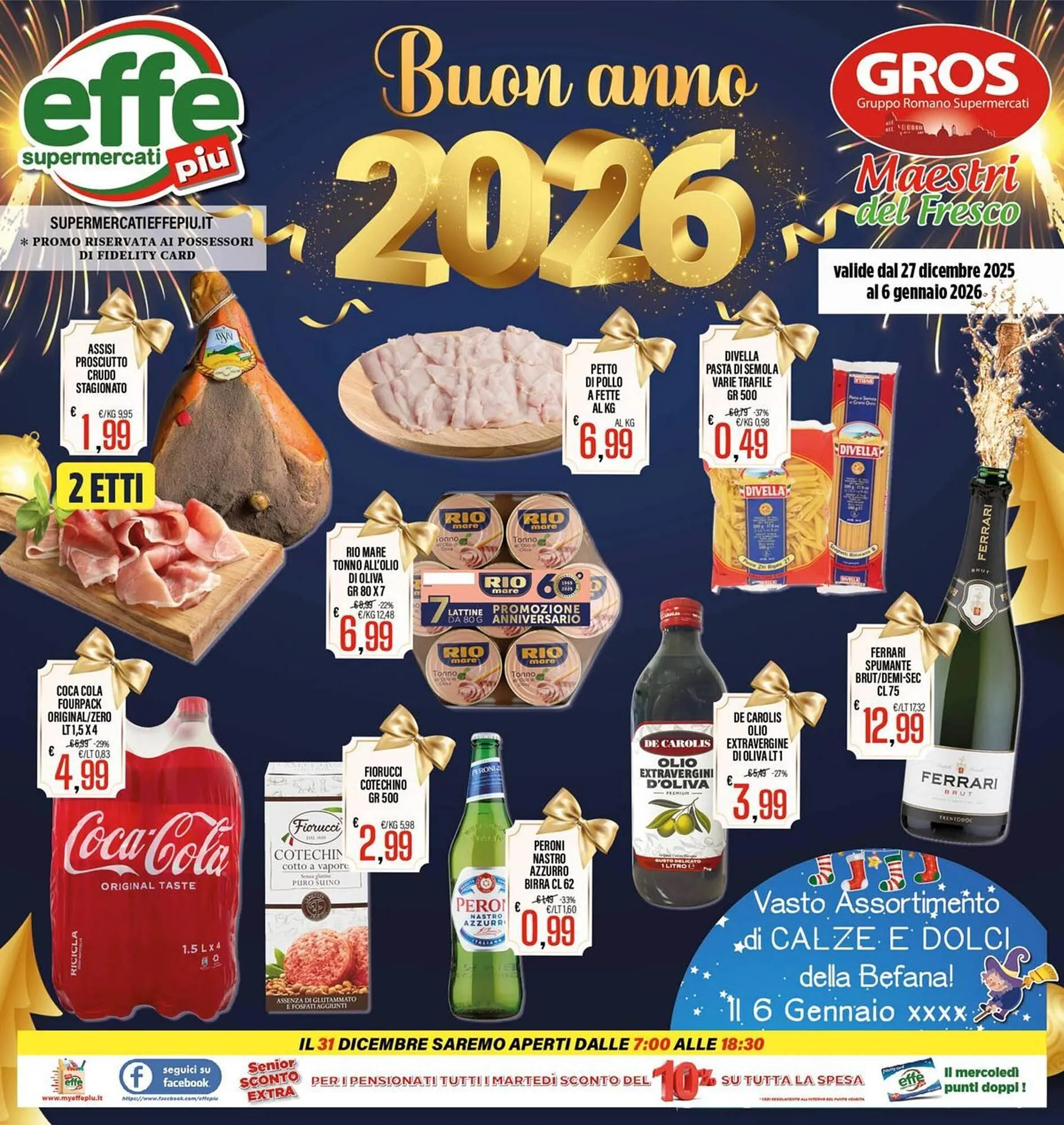 Volantino Supermercati EffePiù da 27 dicembre a 6 gennaio di 2026 - Pagina del volantino 1