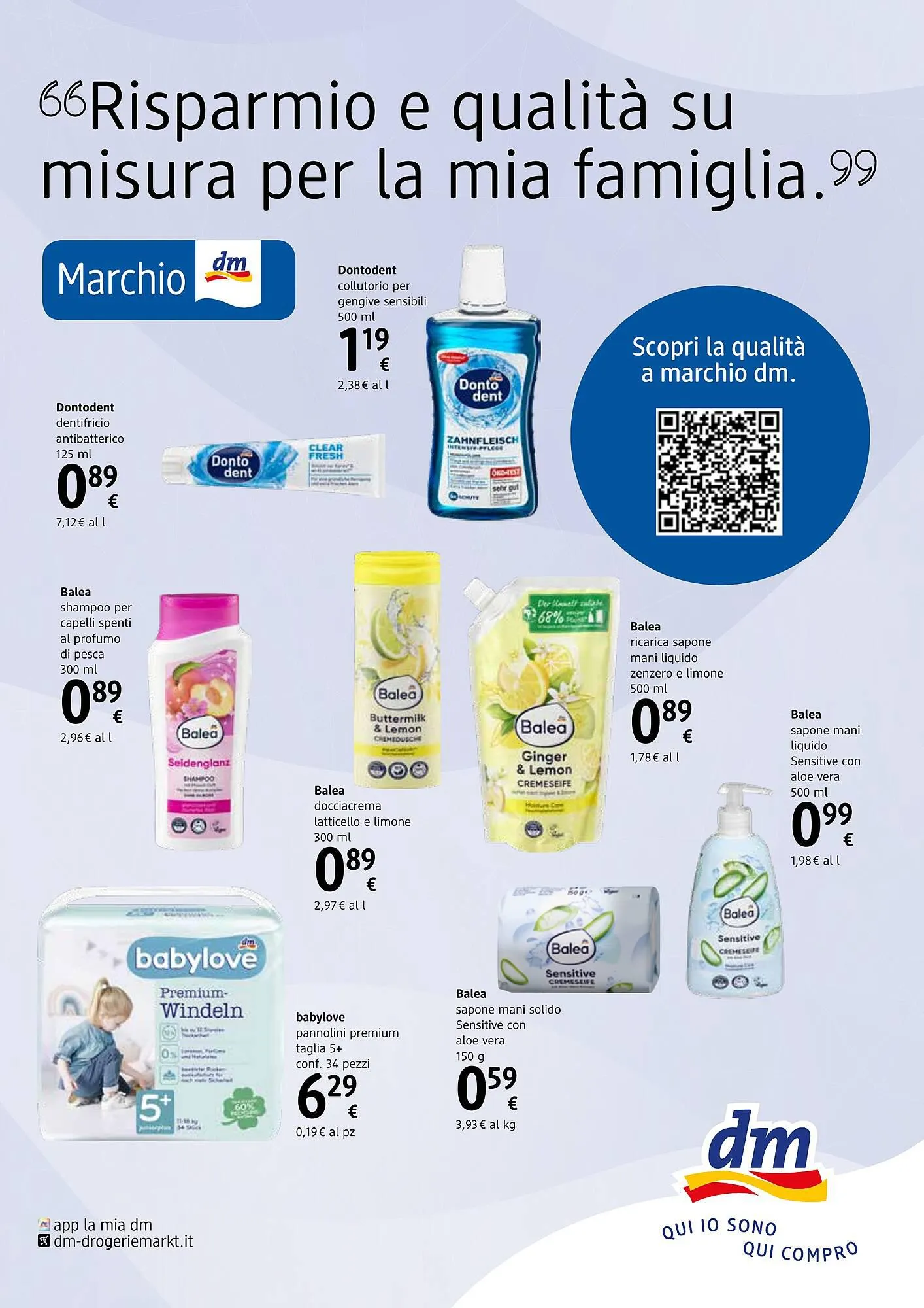 Volantino dm drogerie markt da 14 marzo a 30 marzo di 2024 - Pagina del volantino 1