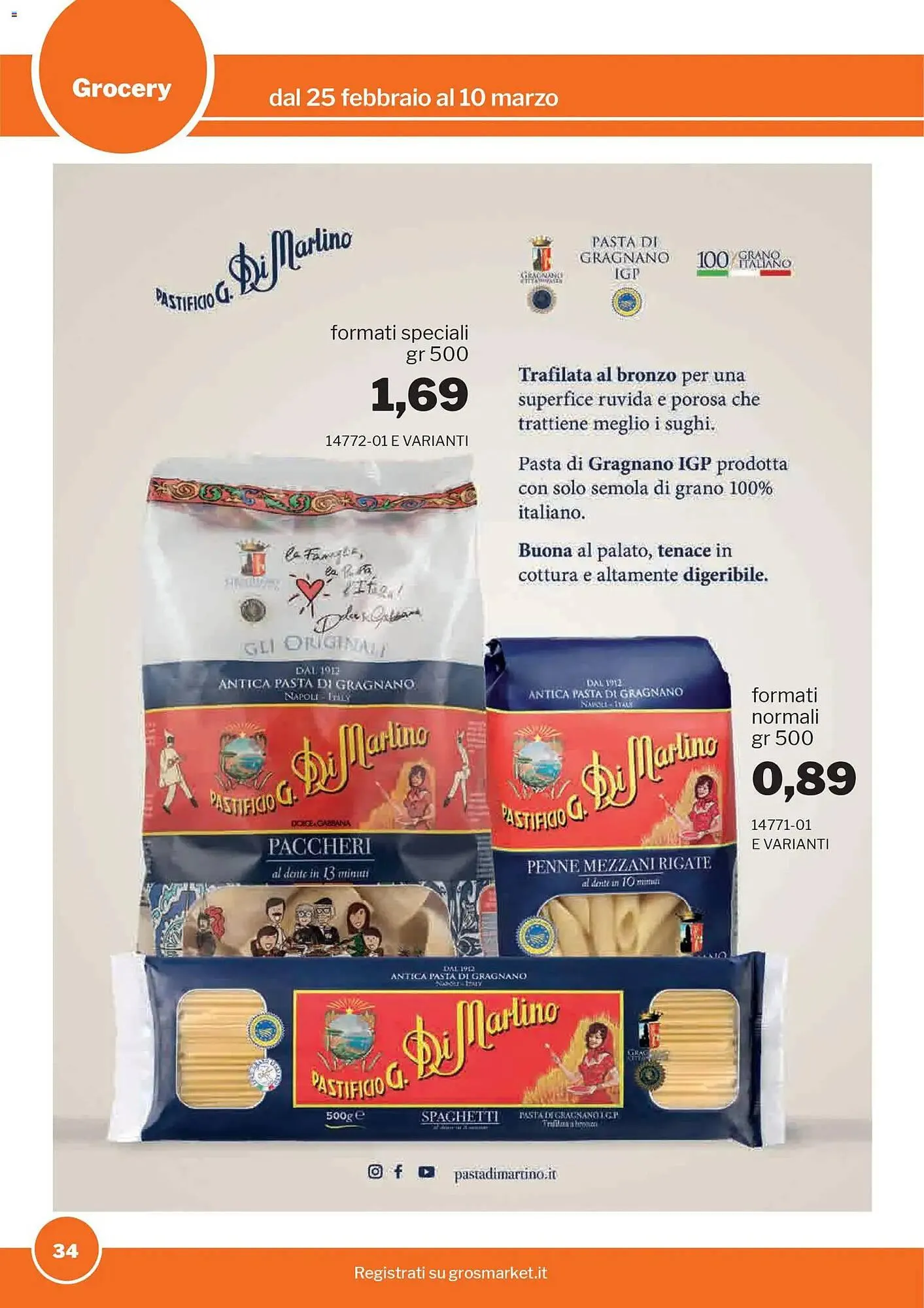 Volantino GrosMarket da 25 febbraio a 10 marzo di 2026 - Pagina del volantino 33