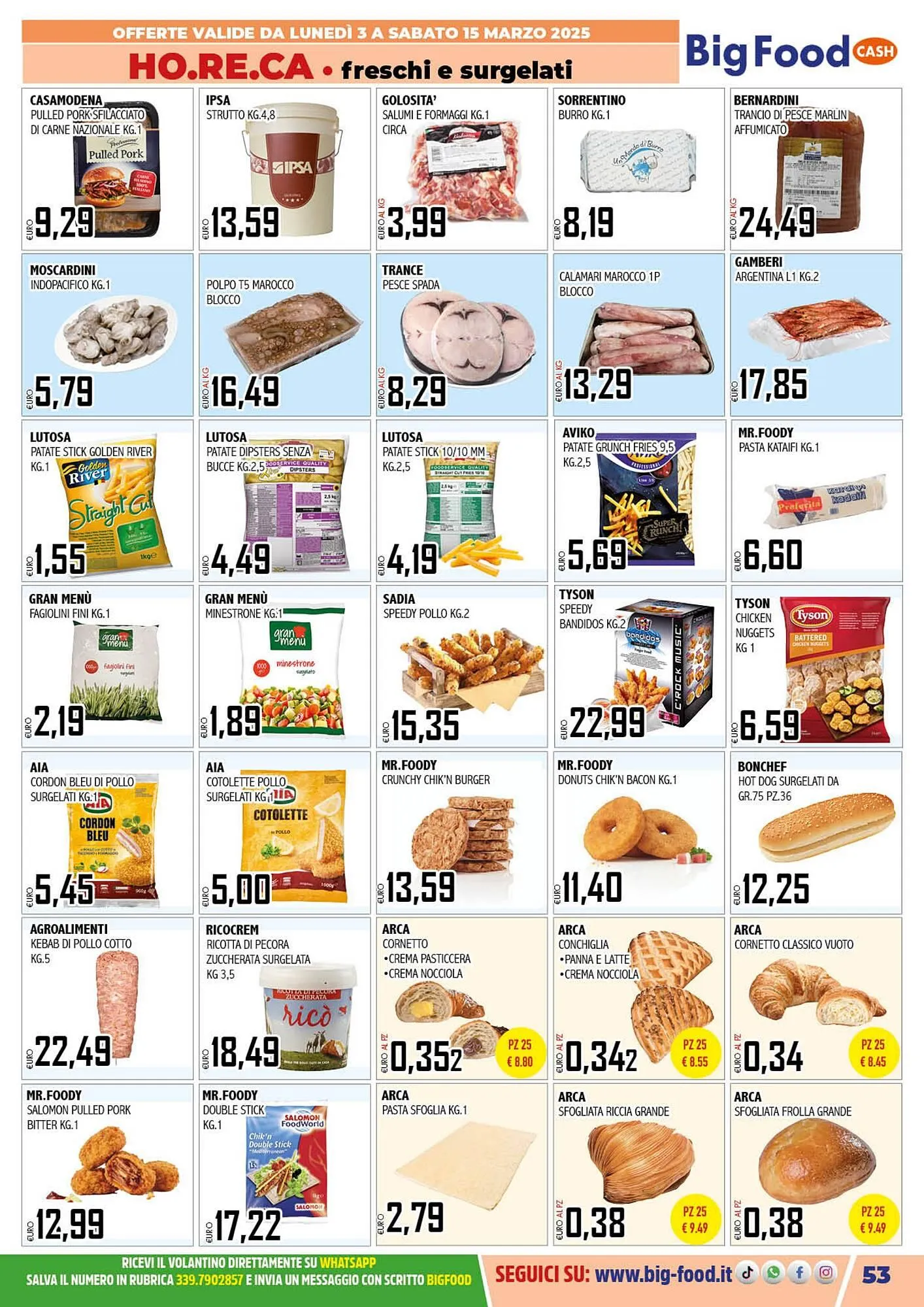 Volantino Big Food da 3 marzo a 15 marzo di 2025 - Pagina del volantino 53