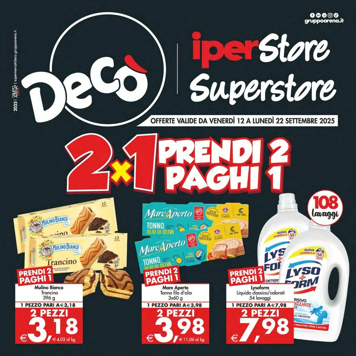 Deco Volantino attuale da 12 settembre a 22 settembre di 2025 - Pagina del volantino 1