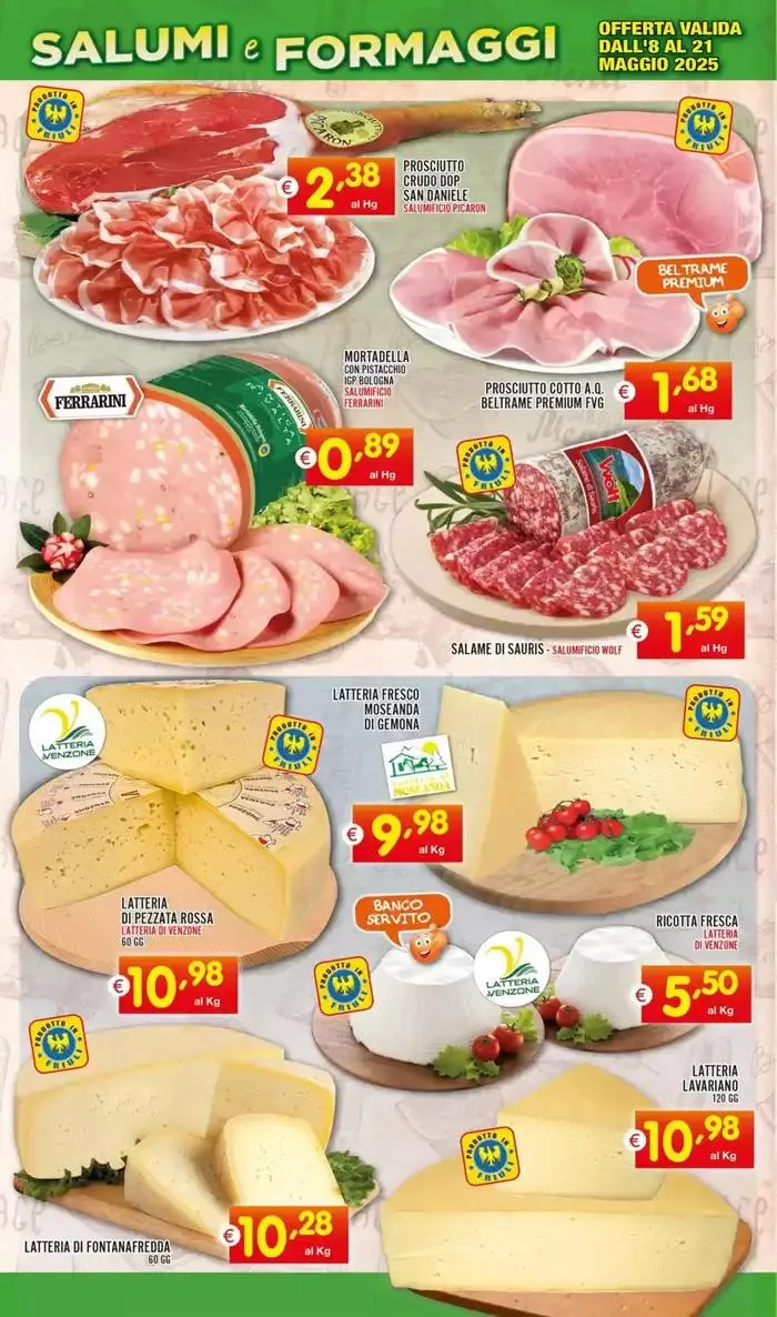 Compra friulano da 8 maggio a 21 maggio di 2025 - Pagina del volantino 5