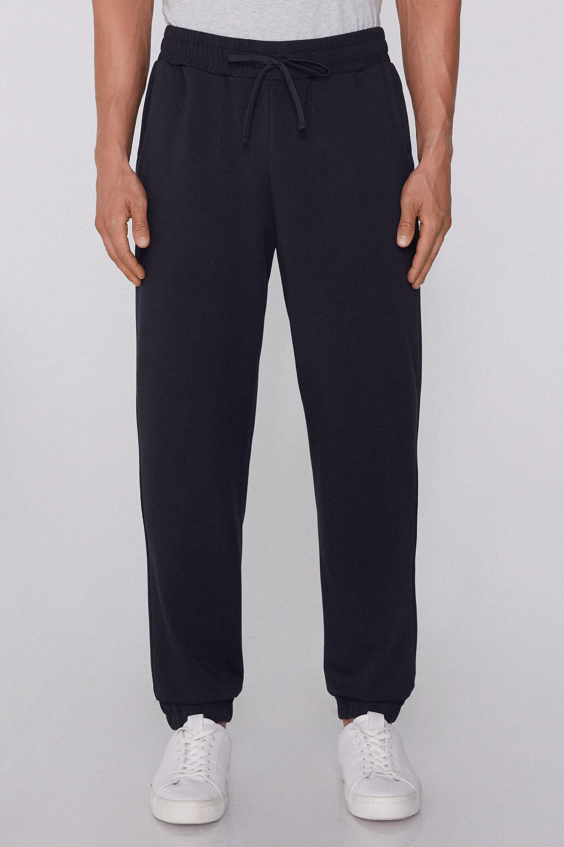 Pantaloni Lunghi in Felpa Double