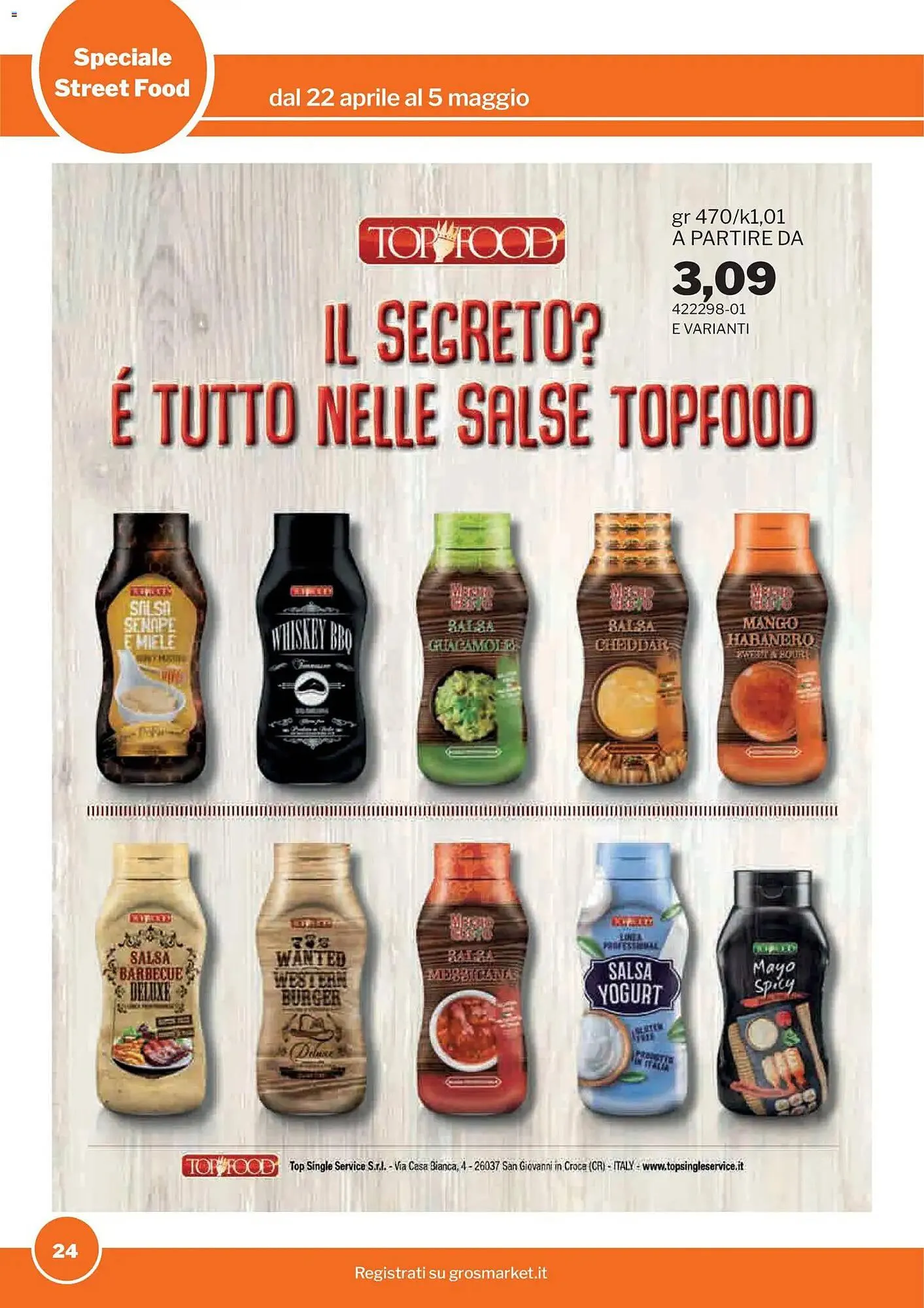Volantino GrosMarket da 22 aprile a 5 maggio di 2026 - Pagina del volantino 24
