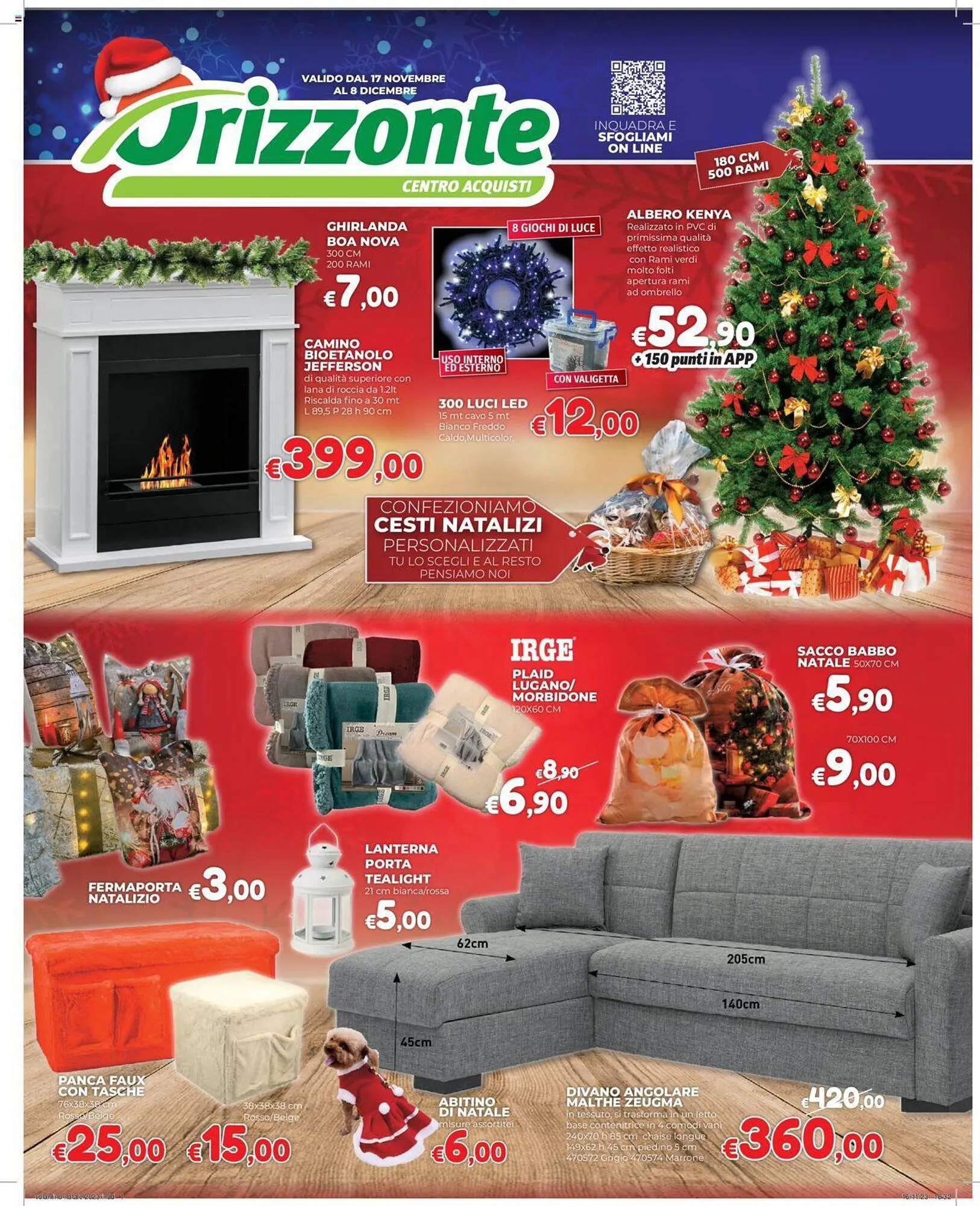 Volantino Orizzonte da 17 novembre a 8 dicembre di 2023 - Pagina del volantino 1