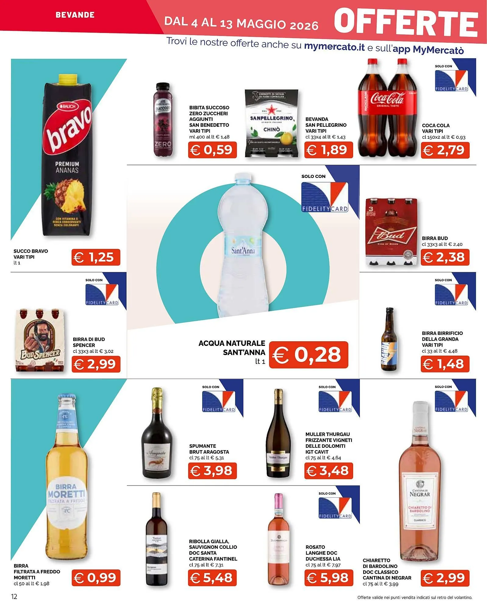 Volantino Mercatò Big da 4 maggio a 13 maggio di 2026 - Pagina del volantino 12