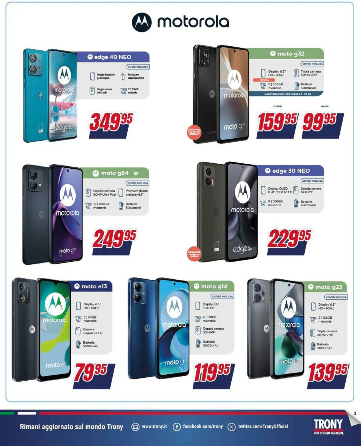 Trony - Palermo Volantino attuale da 27 dicembre a 17 gennaio di 2024 - Pagina del volantino 3