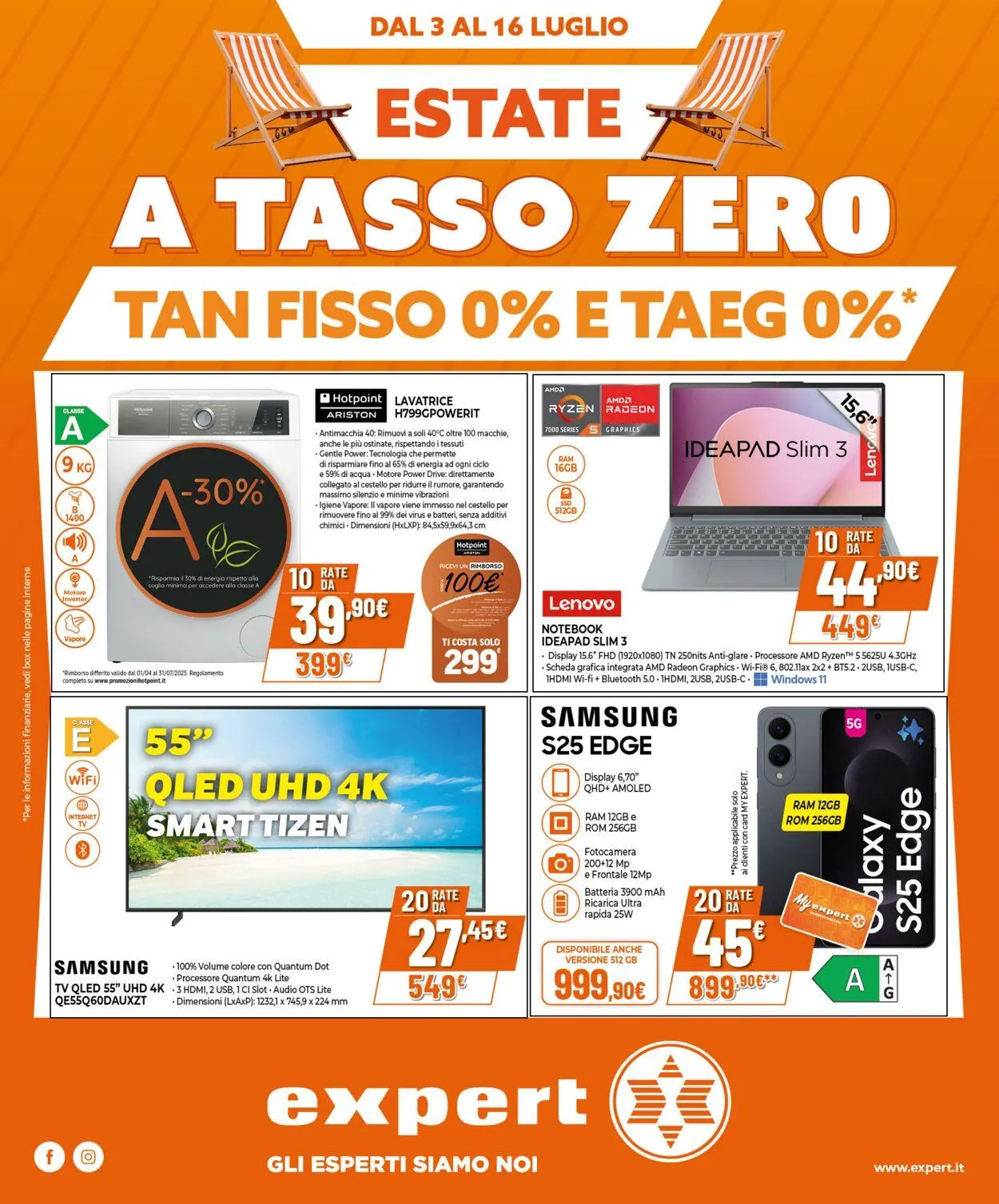 Expert Volantino attuale da 3 luglio a 16 luglio di 2025 - Pagina del volantino 1