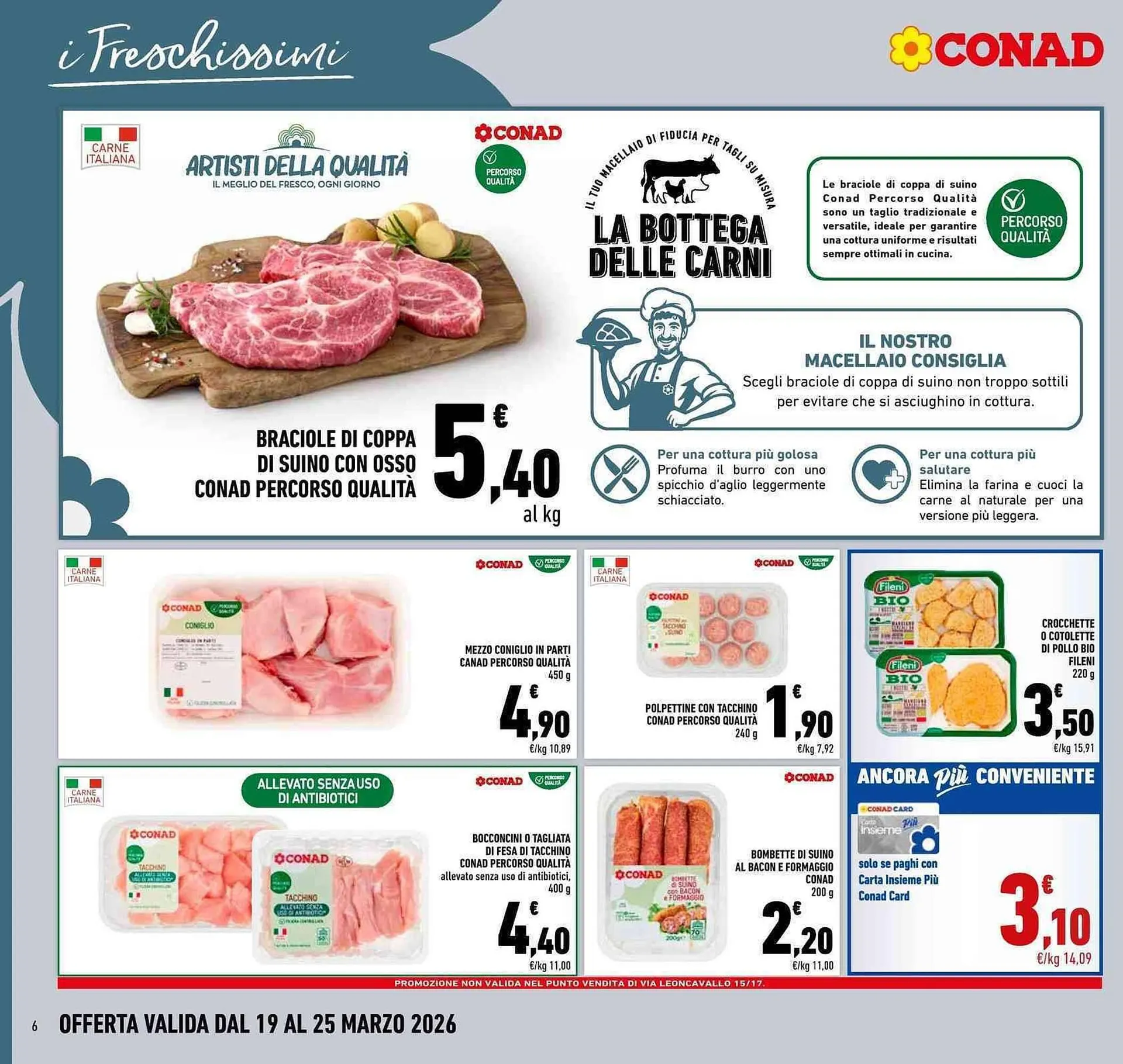 Volantino Conad da 19 marzo a 25 marzo di 2026 - Pagina del volantino 6