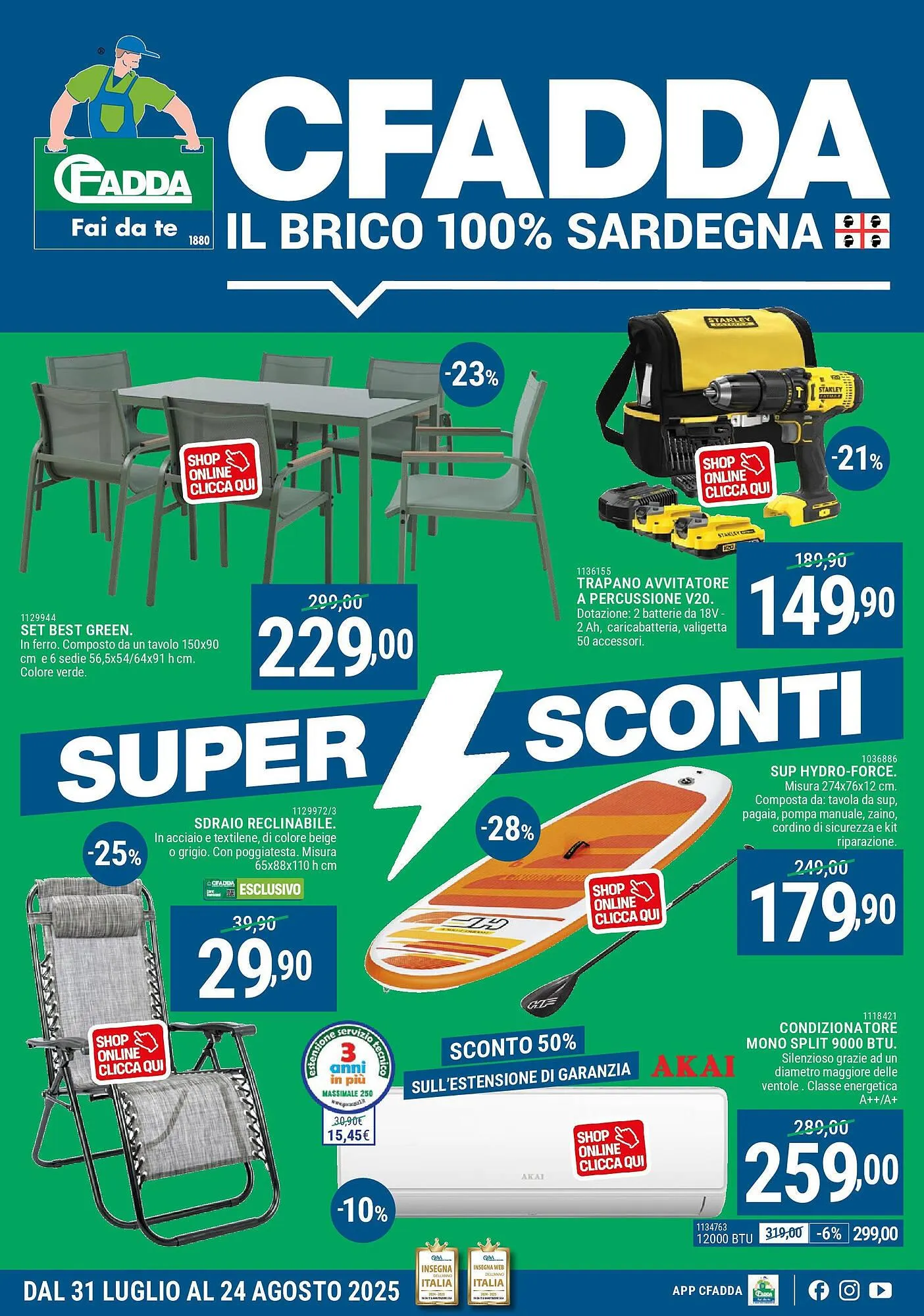 Volantino Cfadda da 30 luglio a 24 agosto di 2025 - Pagina del volantino 1