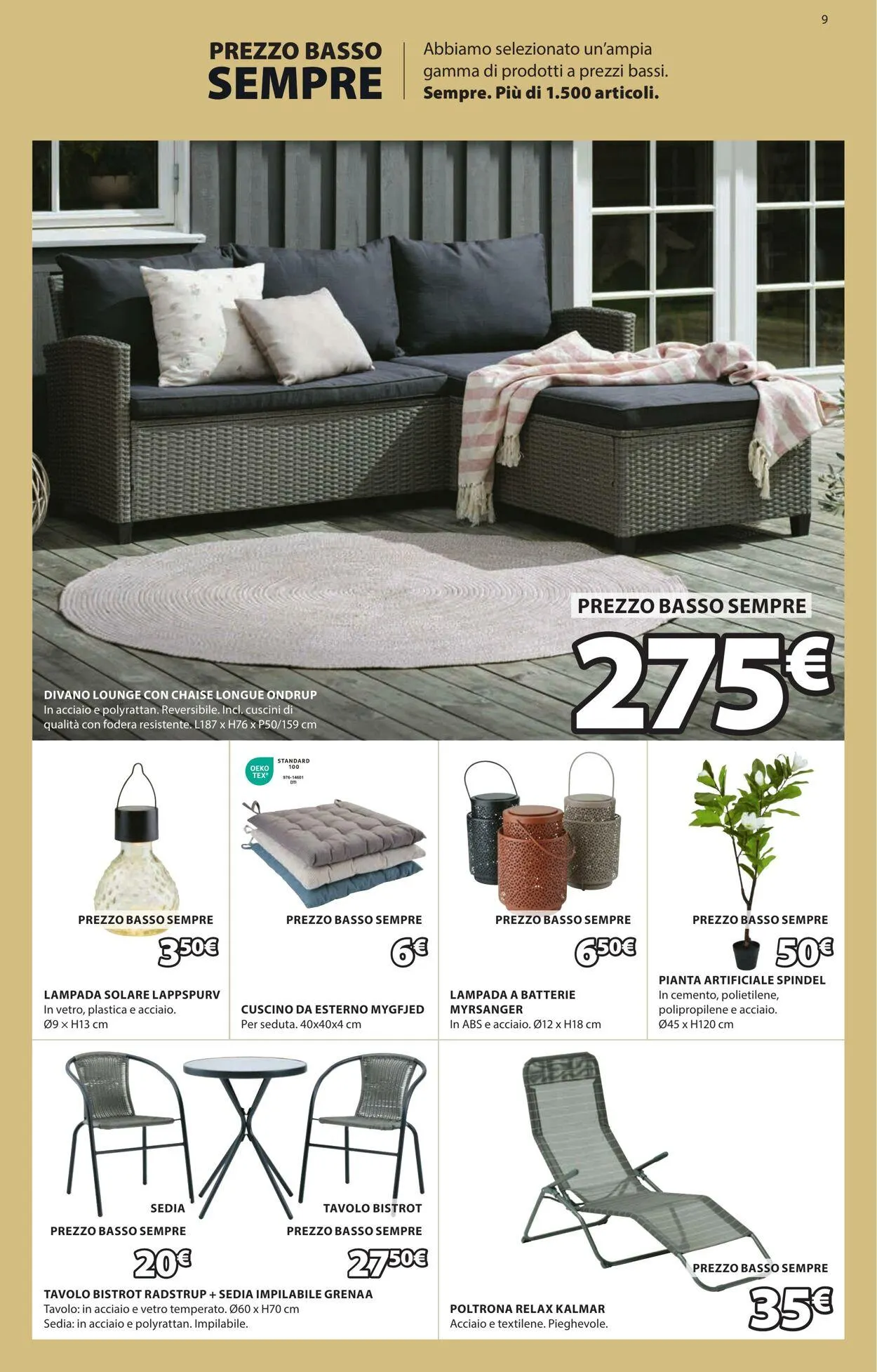 Jysk Volantino attuale da 1 luglio a 15 luglio di 2025 - Pagina del volantino 10