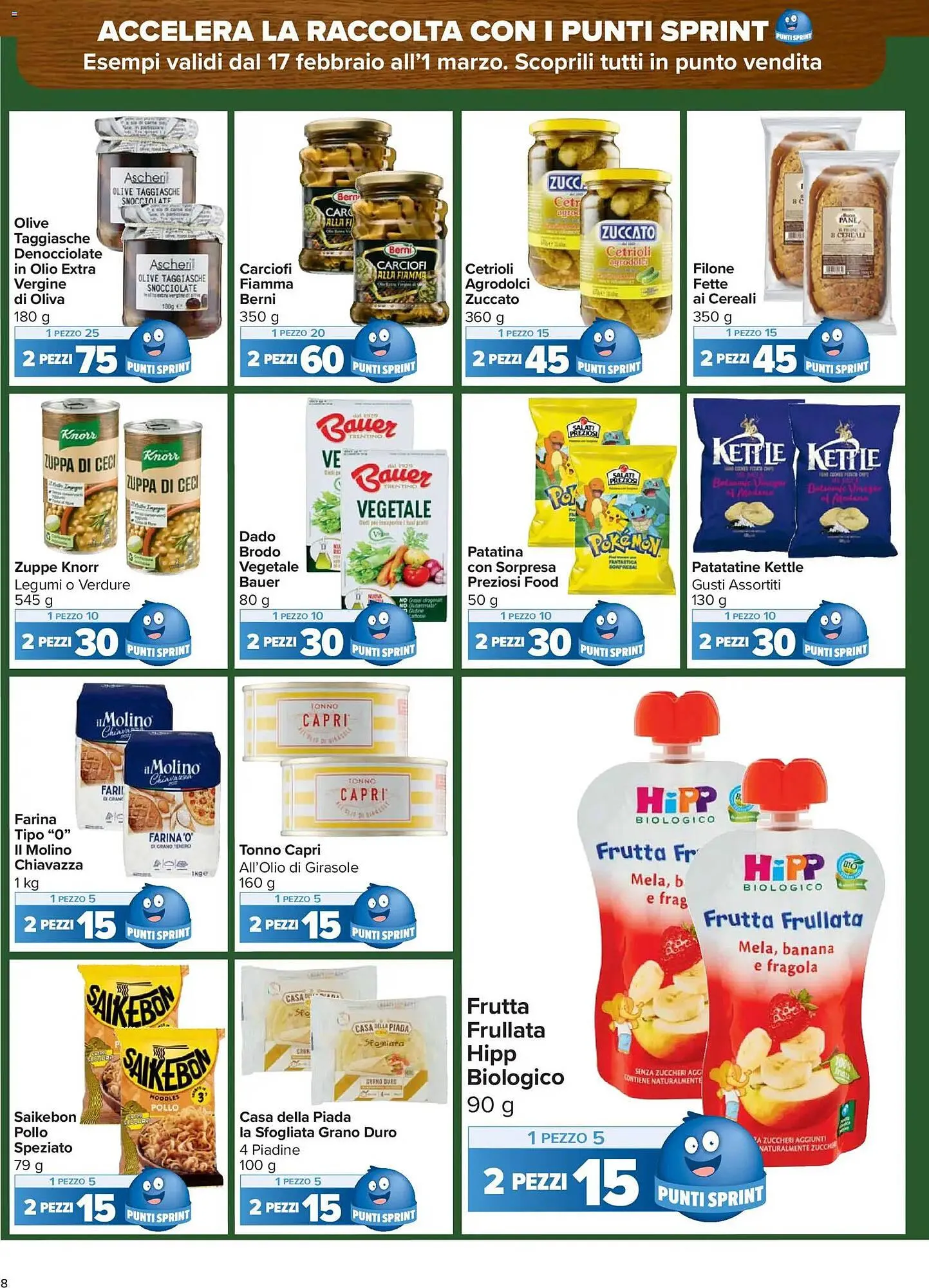 Volantino Carrefour Market da 17 febbraio a 1 marzo di 2026 - Pagina del volantino 8