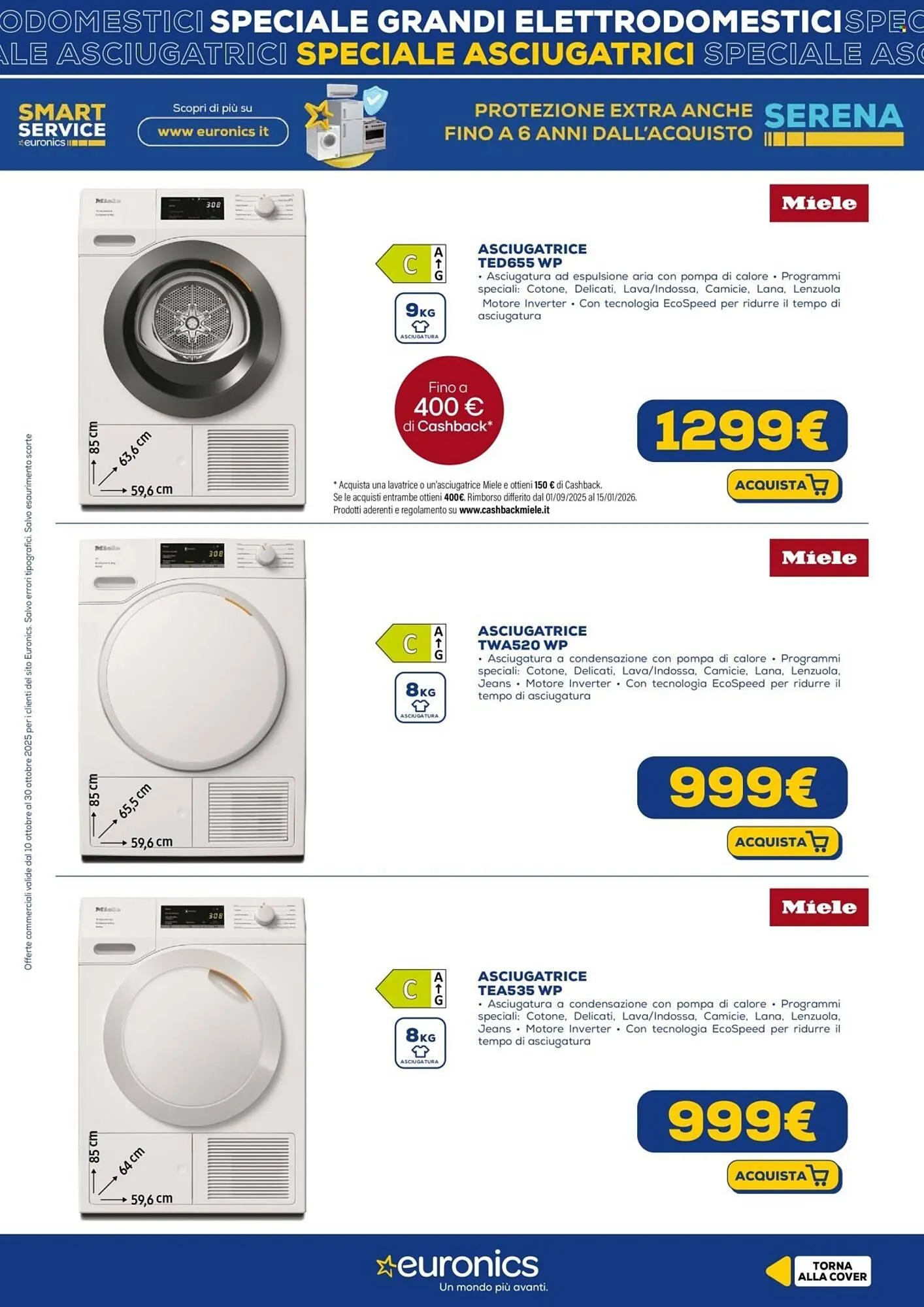 Volantino Euronics da 10 ottobre a 30 ottobre di 2025 - Pagina del volantino 4