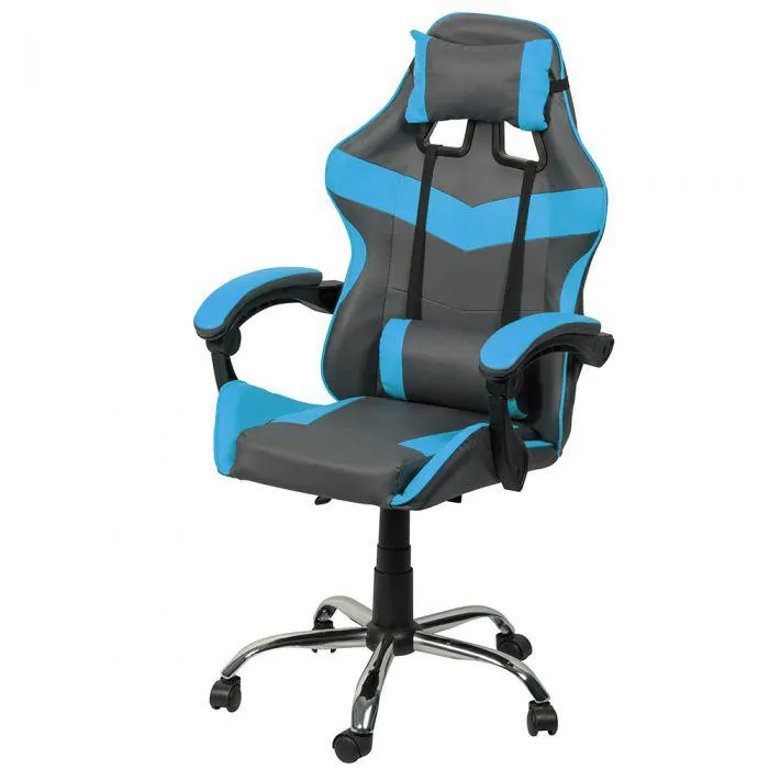 Sedia gaming high quality, blu
