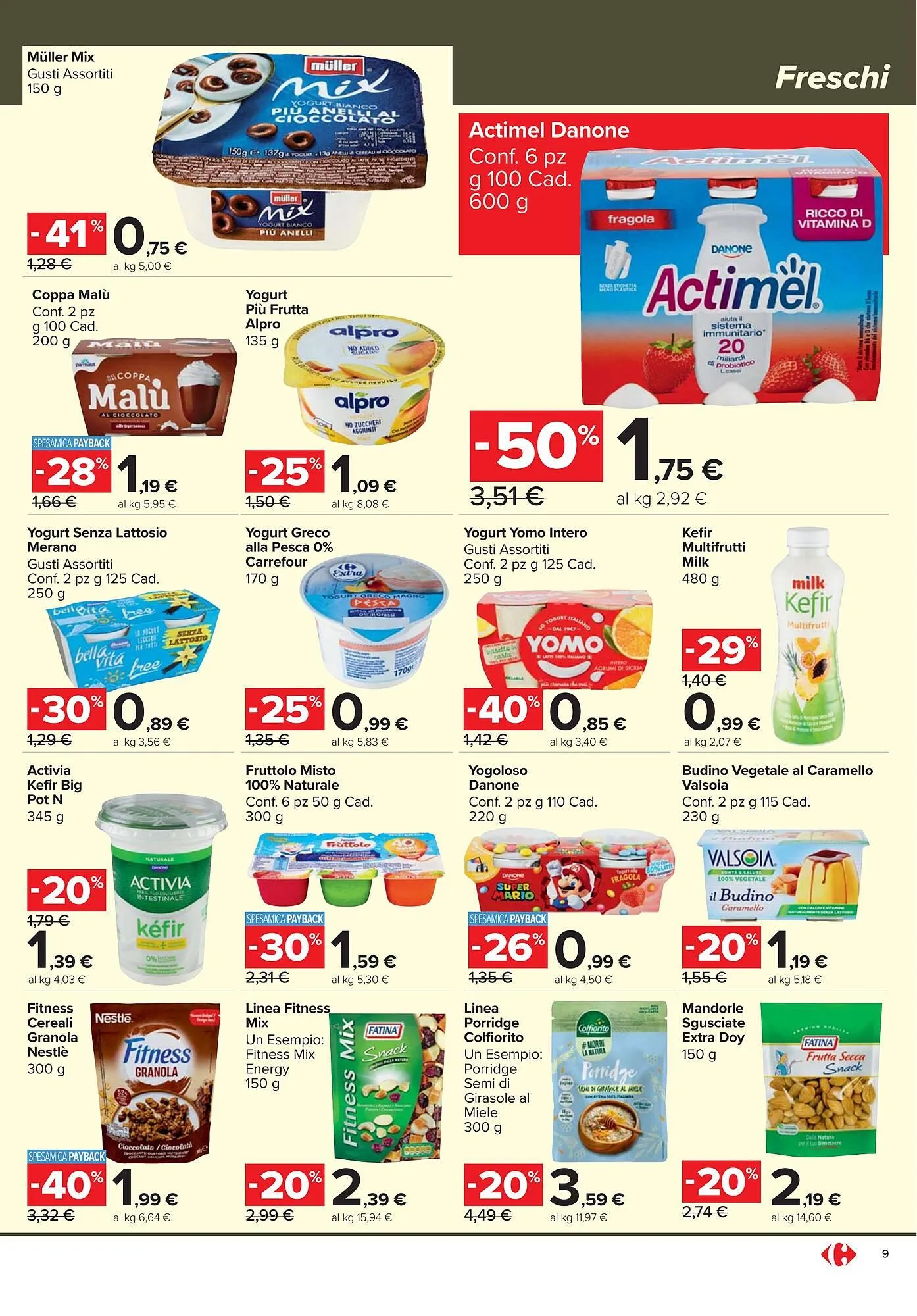 Volantino Carrefour Market da 5 maggio a 18 maggio di 2026 - Pagina del volantino 9