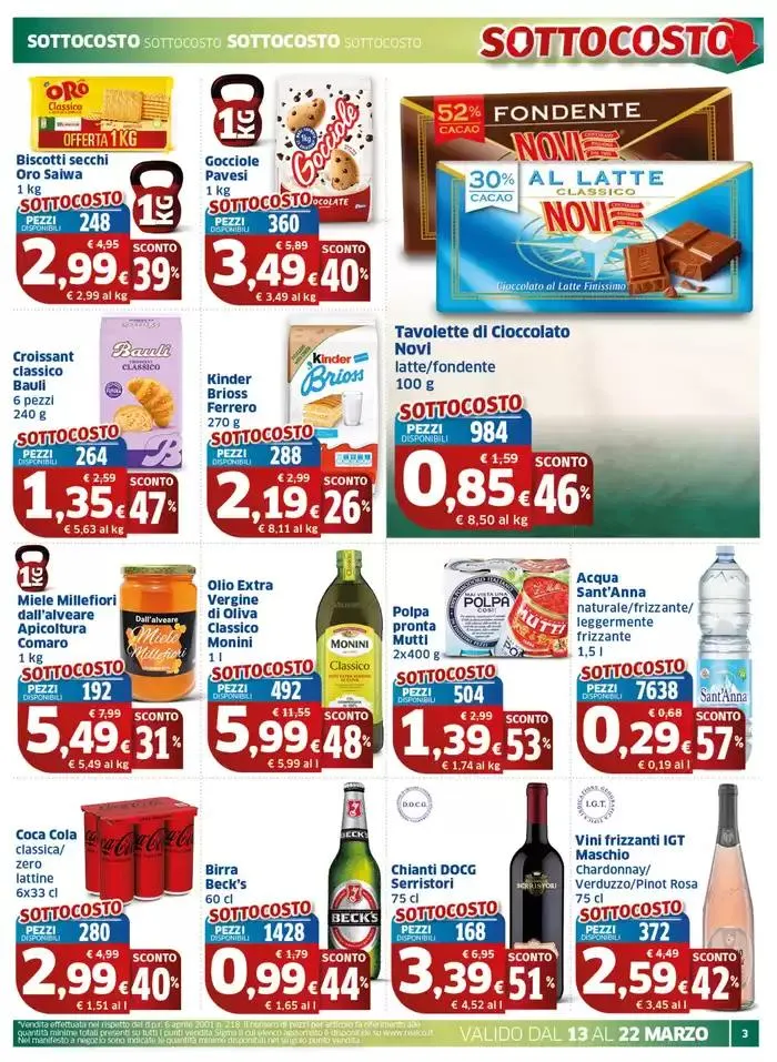 Sottocosto da 13 marzo a 25 marzo di 2025 - Pagina del volantino 3
