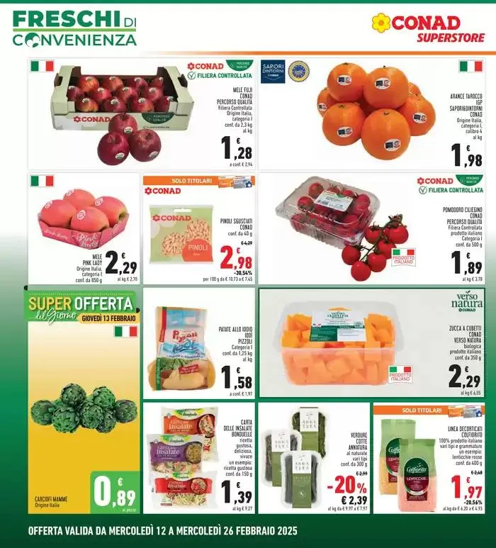 Freschi di convenienza da 12 febbraio a 26 febbraio di 2025 - Pagina del volantino 2