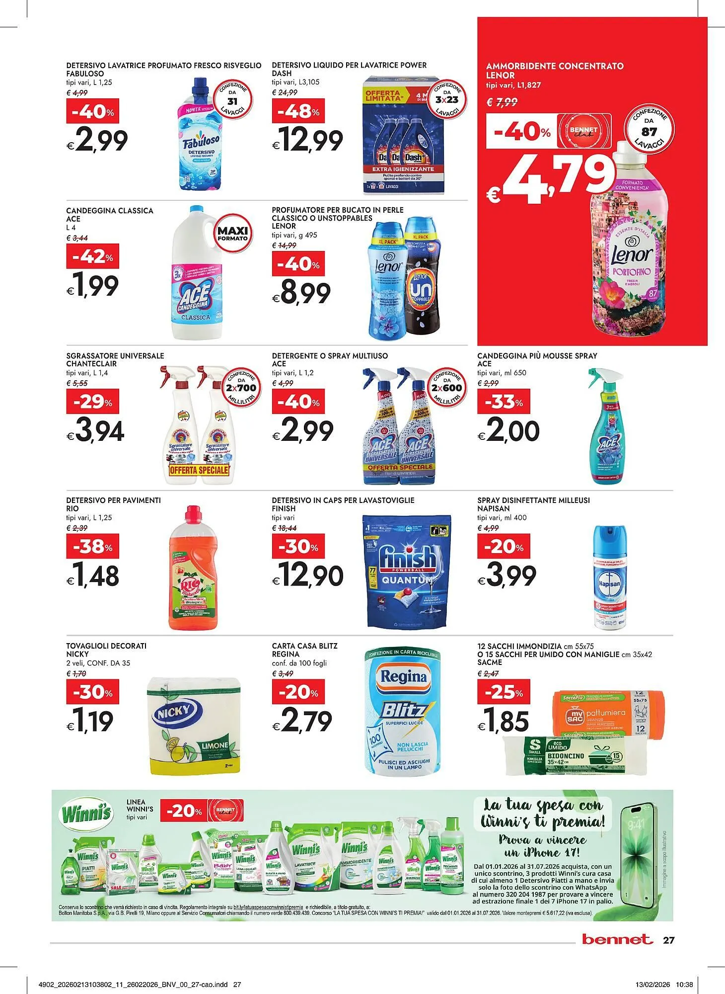 Volantino Bennet da 26 febbraio a 11 marzo di 2026 - Pagina del volantino 27