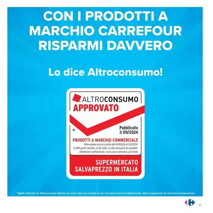 Sottocosto freschi da 13 marzo a 24 marzo di 2025 - Pagina del volantino 43