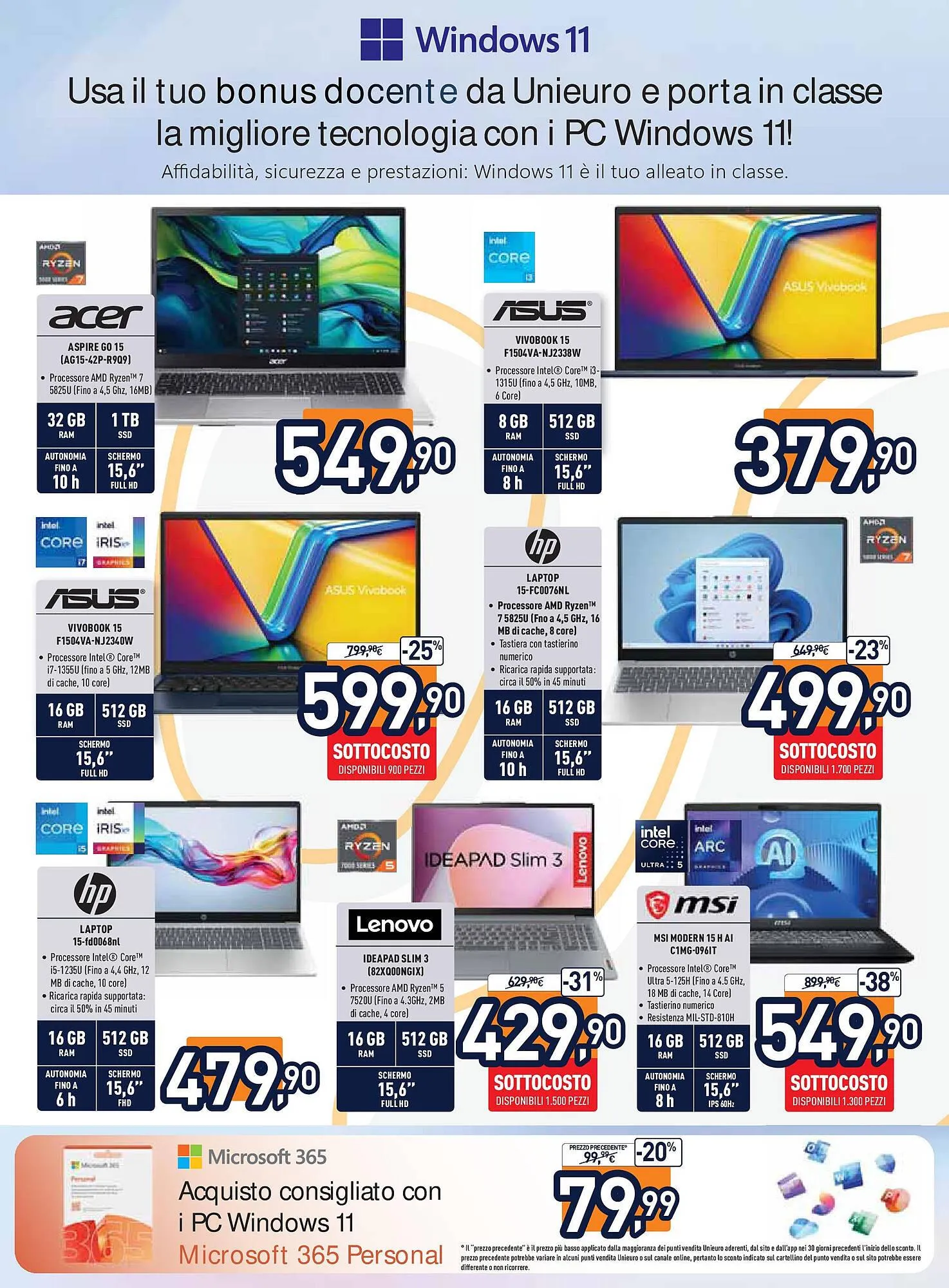 Volantino Unieuro da 17 luglio a 27 luglio di 2025 - Pagina del volantino 11