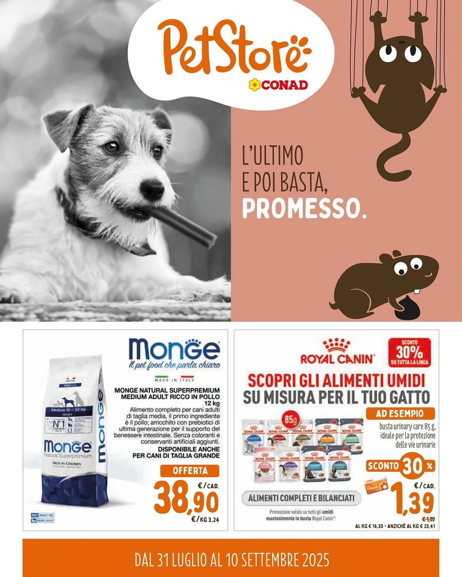 Volantino Pet Store Conad - 1