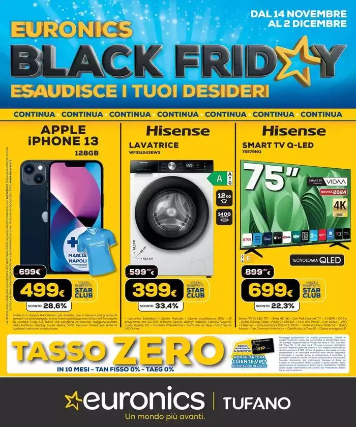 Black friday continua da 18 novembre a 2 dicembre di 2024 - Pagina del volantino 1