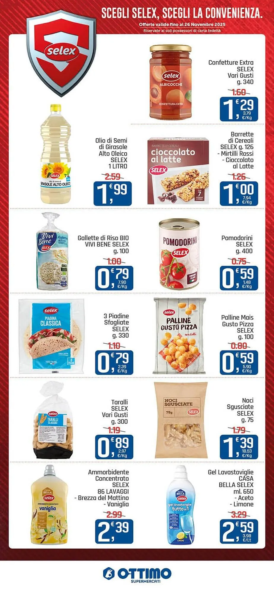 Volantino Ottimo Market da 17 novembre a 26 novembre di 2025 - Pagina del volantino 3