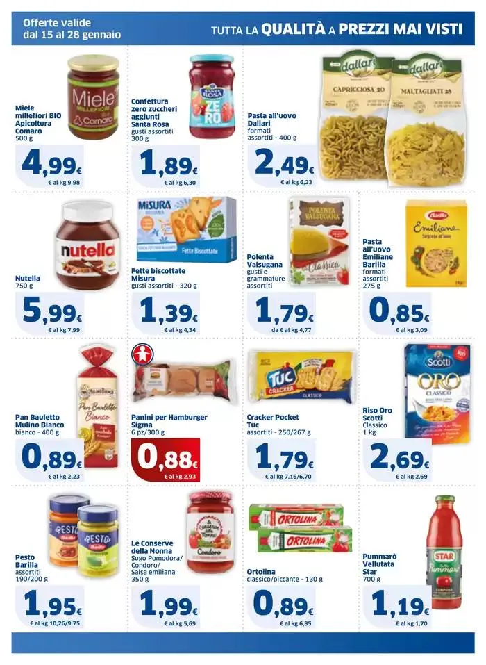 La spesa vola! 50% di sconto da 15 gennaio a 28 gennaio di 2025 - Pagina del volantino 13
