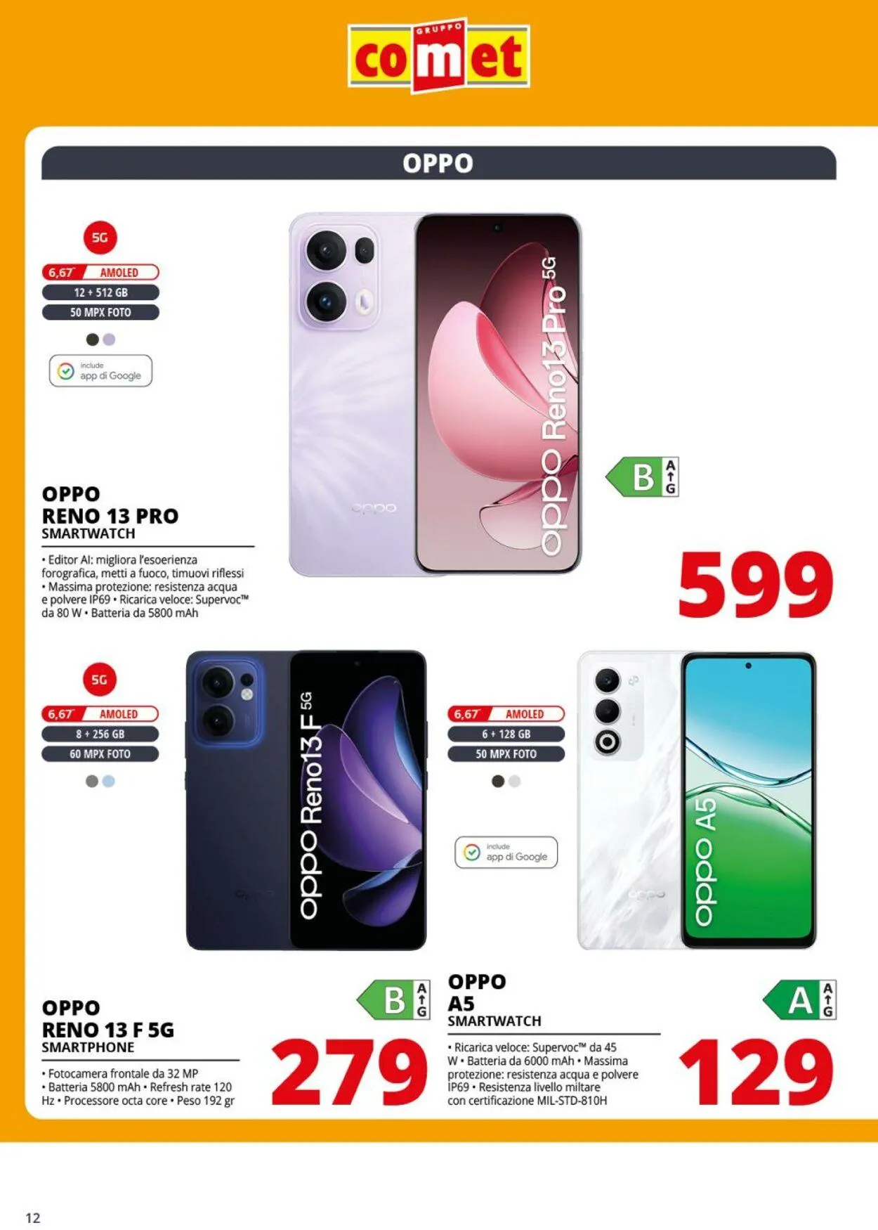 Comet Volantino attuale da 29 agosto a 11 settembre di 2025 - Pagina del volantino 12