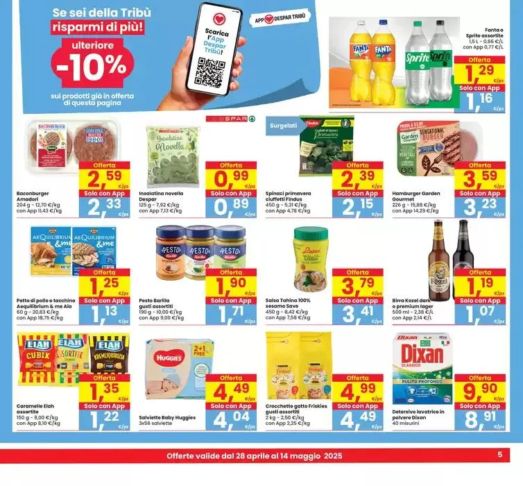  Sconti fino al 50%  da 28 aprile a 14 maggio di 2025 - Pagina del volantino 5