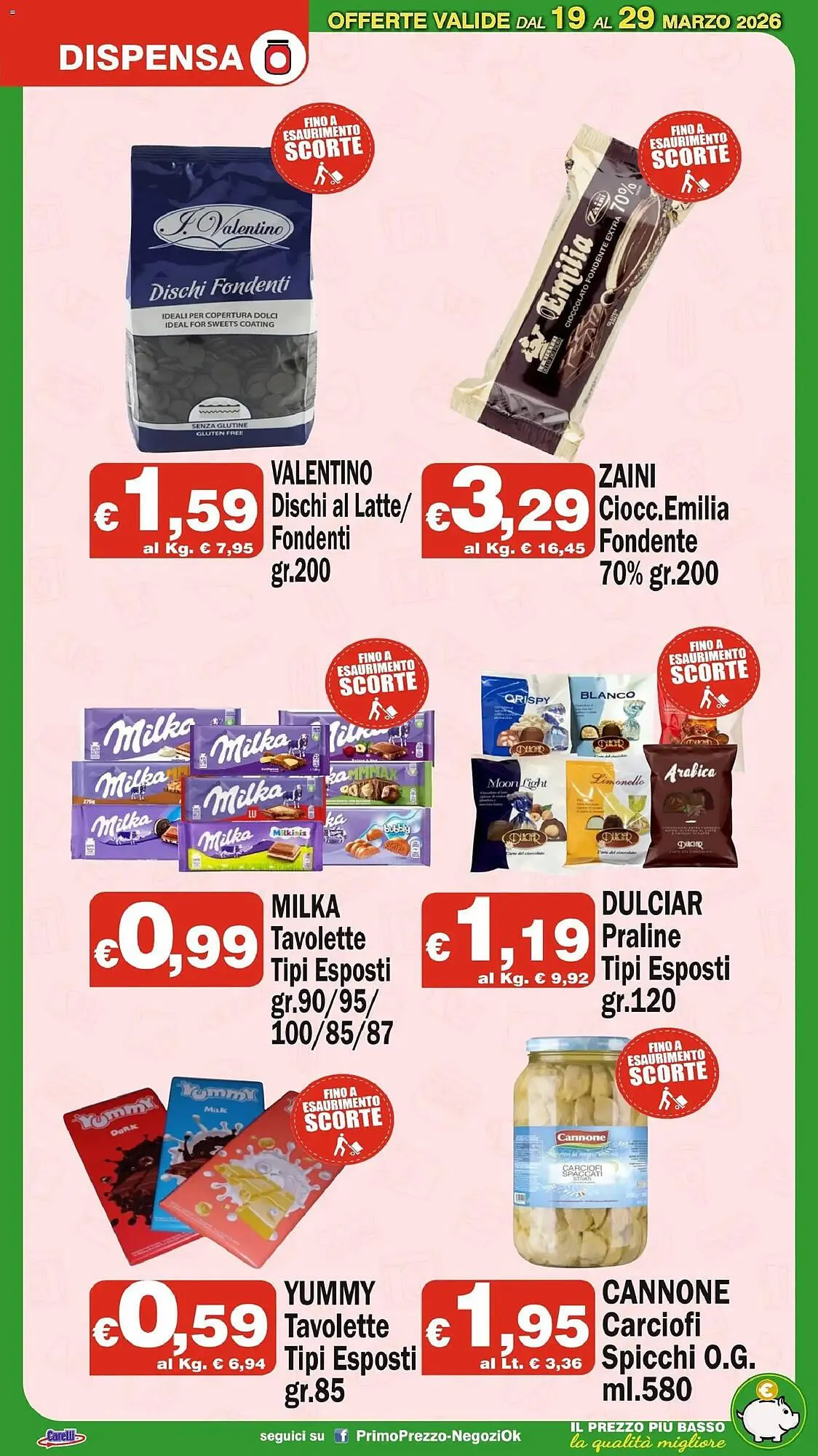 Volantino Primo Prezzo da 19 marzo a 29 marzo di 2026 - Pagina del volantino 19