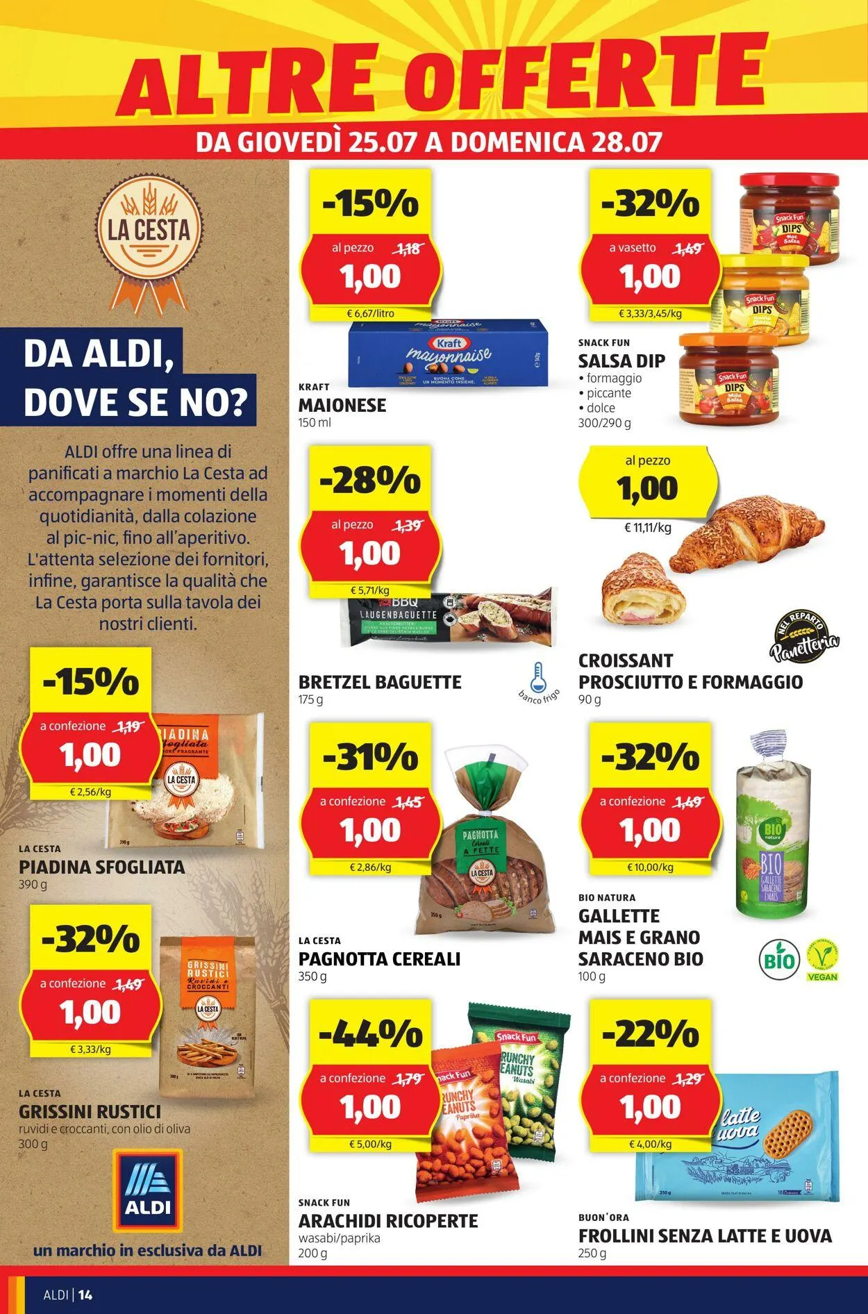 Aldi Volantino attuale da 4 agosto a 18 agosto di 2024 - Pagina del volantino 14
