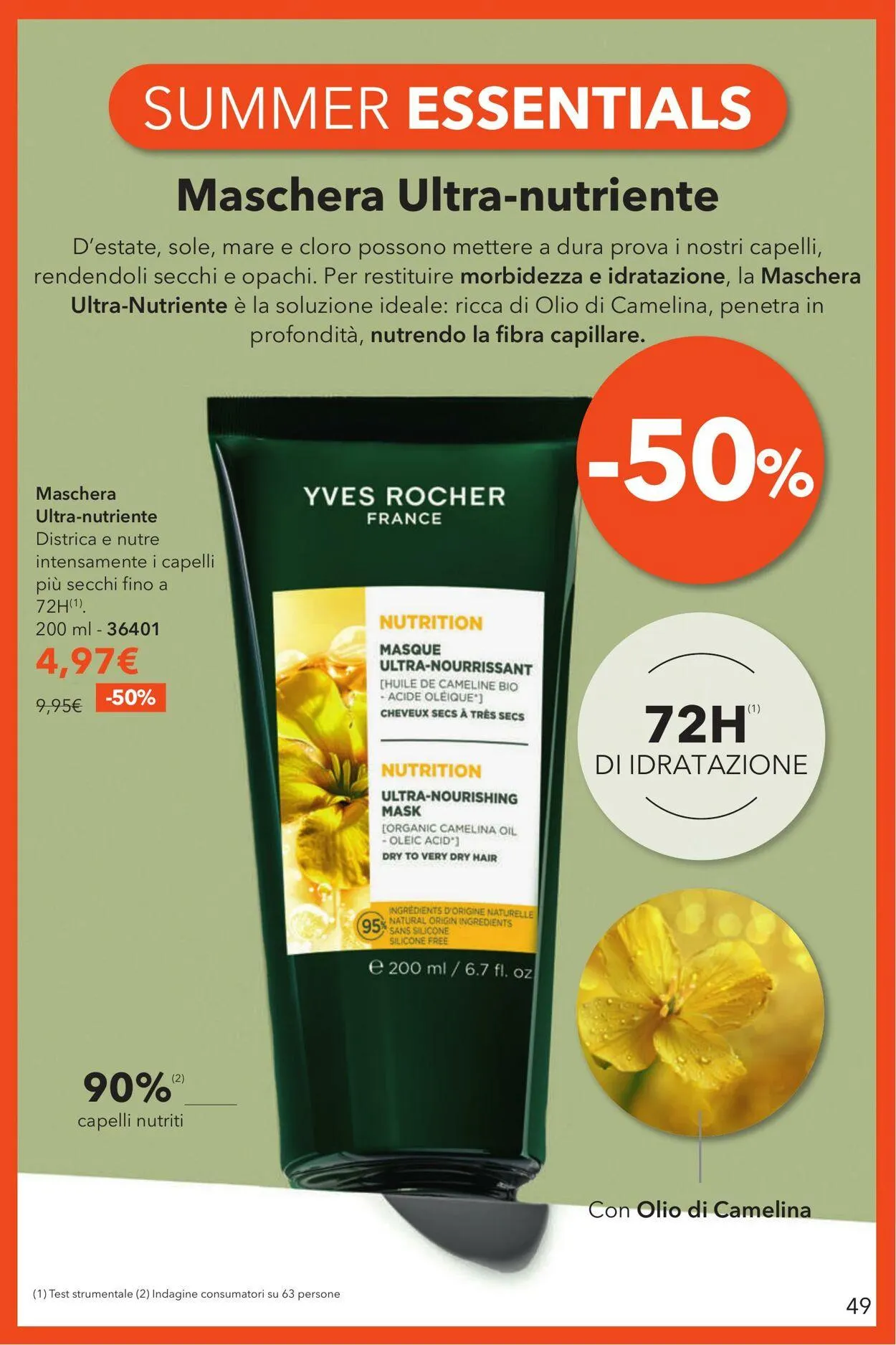Yves Rocher Volantino attuale da 4 luglio a 30 luglio di 2025 - Pagina del volantino 49
