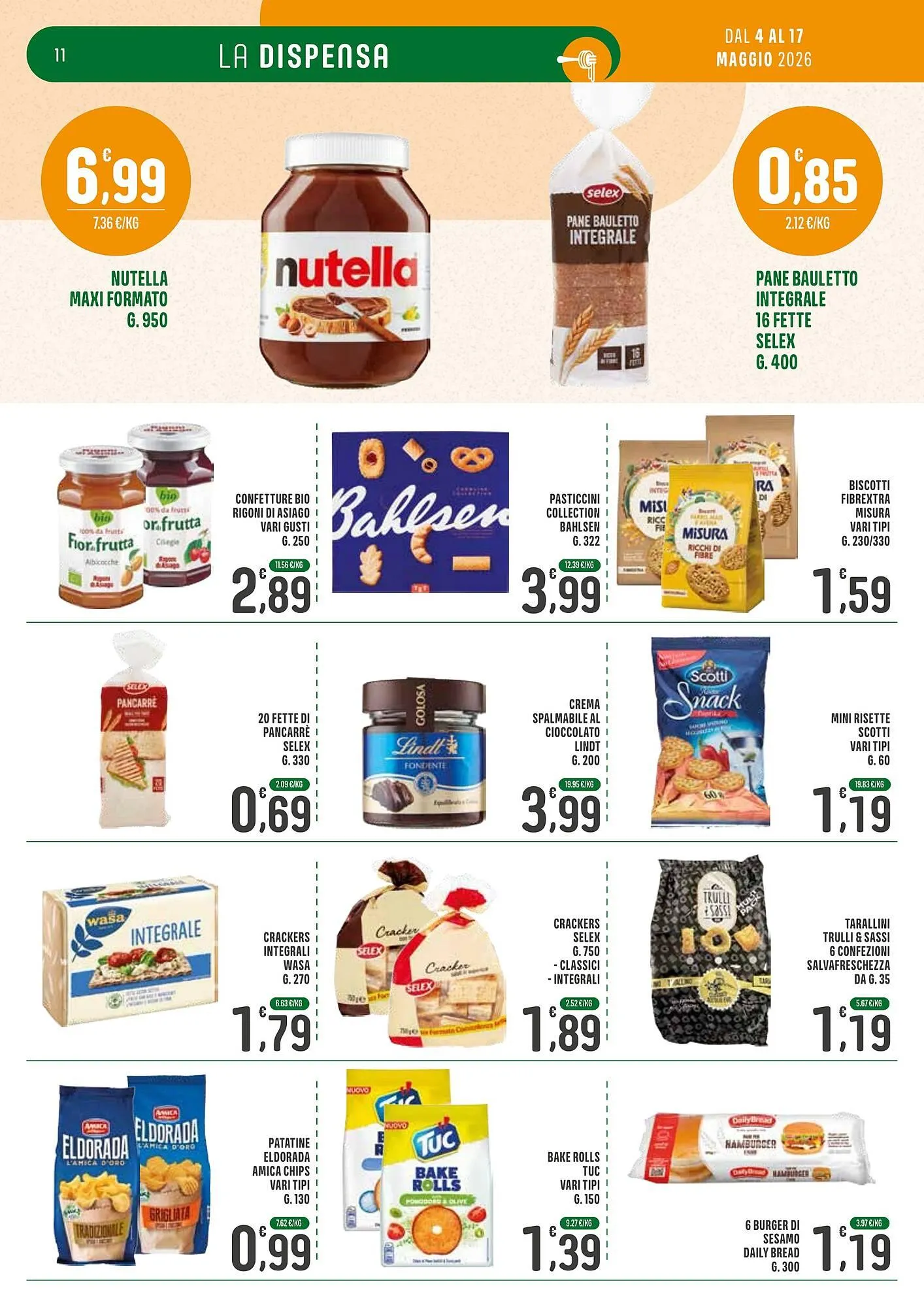 Volantino La Mimosa Supermercati da 4 maggio a 17 maggio di 2026 - Pagina del volantino 11