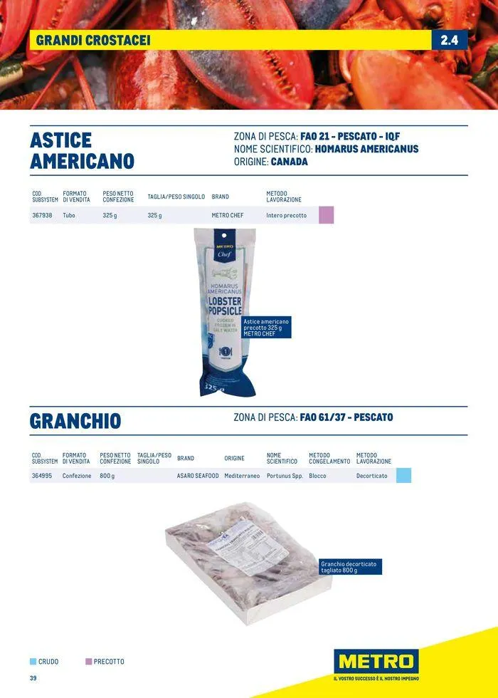 Catalogo Surgelati 2024 da 21 maggio a 31 maggio di 2025 - Pagina del volantino 39